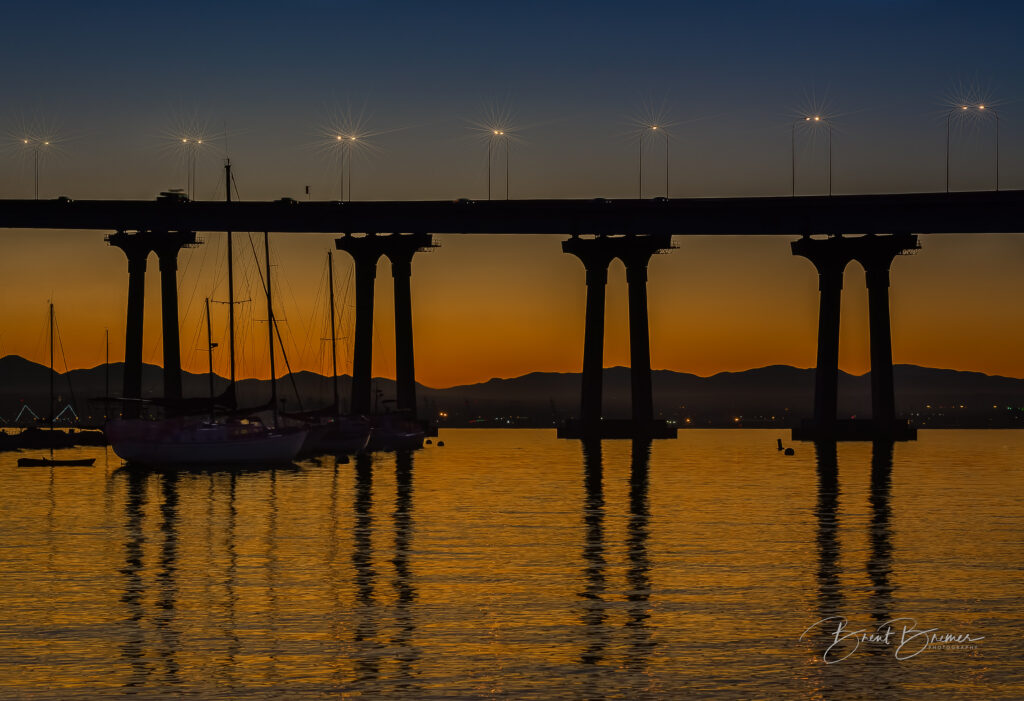 Coronado Bridge Sailboats